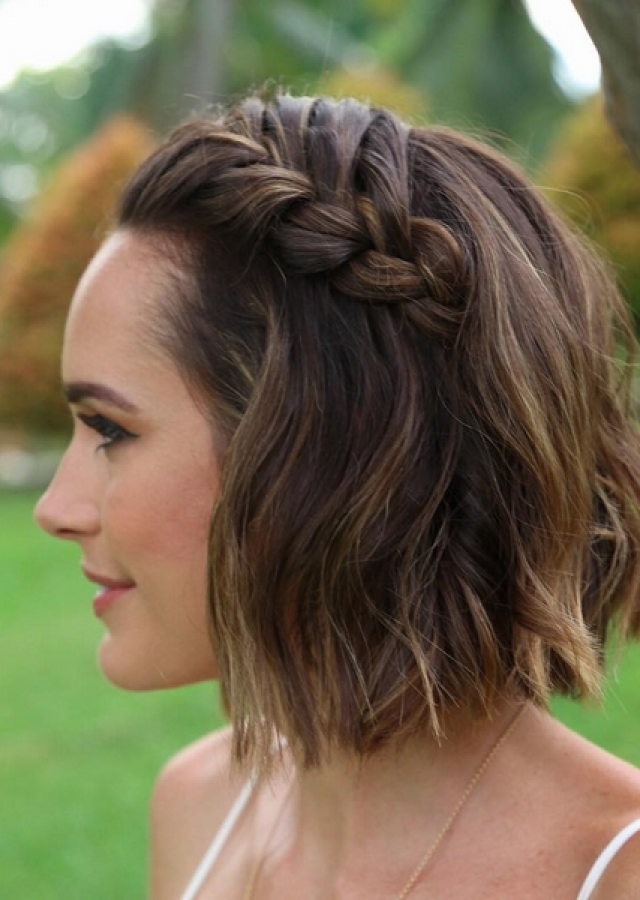 15 the Best Bohemian Wedding Hairstyles for Short Hair