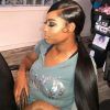 Straight Side Ponytail Hairstyles With Center Part (Photo 4 of 25)