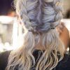 Blonde Ponytails With Double Braid (Photo 7 of 25)