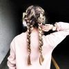 Messy Double Braid Ponytail Hairstyles (Photo 19 of 25)