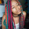 Colorful Yarn Braid Hairstyles (Photo 11 of 25)