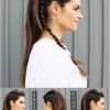 French Braid Pinup Faux Hawk Hairstyles (Photo 9 of 25)