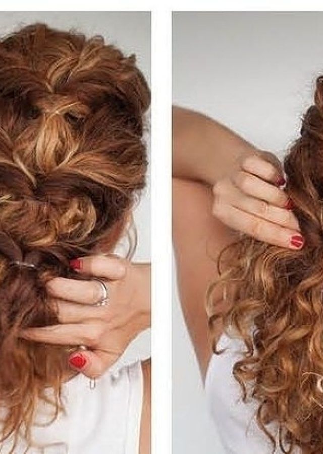 Top 15 of Diy Updos for Curly Hair