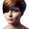 Short Side Swept Pixie Haircuts With Caramel Highlights (Photo 21 of 25)