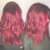 Bright Red Medium Hairstyles (Photo 11 of 15)