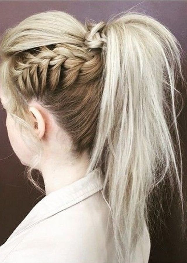  Best 25+ of Pony Hairstyles with Textured Braid