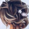 Romantic Florals Updo Hairstyles (Photo 21 of 26)