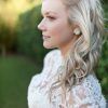 Half Up Blonde Ombre Curls Bridal Hairstyles (Photo 23 of 25)