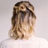 Half Updo Hairstyles For Short Hair (Photo 14 of 15)
