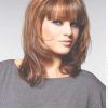 Medium Hairstyles For Square Faces With Bangs (Photo 1 of 25)