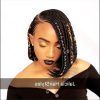 Side-Parted Braided Bob Hairstyles (Photo 9 of 25)