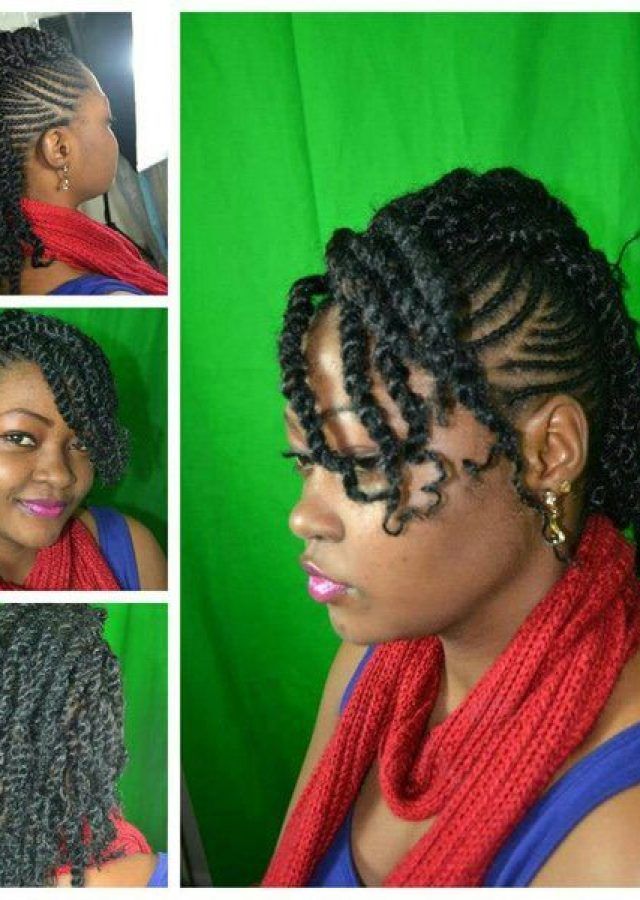Top 25 of Updo Hairstyles with 2-strand Braid and Curls