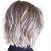 Silver Balayage Bob Haircuts With Swoopy Layers (Photo 15 of 25)