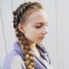 Ponytail And Lacy Braid Hairstyles (Photo 23 of 25)