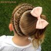 Diagonal Two French Braid Hairstyles (Photo 3 of 15)