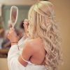 Pulled Back Half Updo Bridal Hairstyles With Comb (Photo 22 of 25)