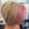 Extreme Angled Bob Haircuts With Pink Peek-A-Boos (Photo 19 of 25)
