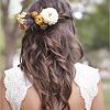 Wedding Hairstyles For Long Hair Down With Flowers (Photo 6 of 15)