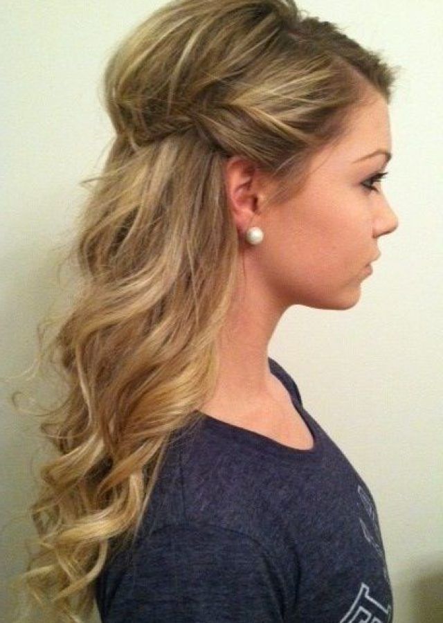 The Best Long Hairstyles Half Pulled Back