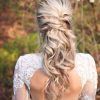 Crisscrossed Half Up Wedding Hairstyles (Photo 2 of 25)