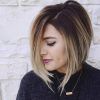 Color Highlights Short Hairstyles For Round Face Types (Photo 3 of 25)