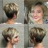 Rounded Pixie Bob Haircuts with Blonde Balayage