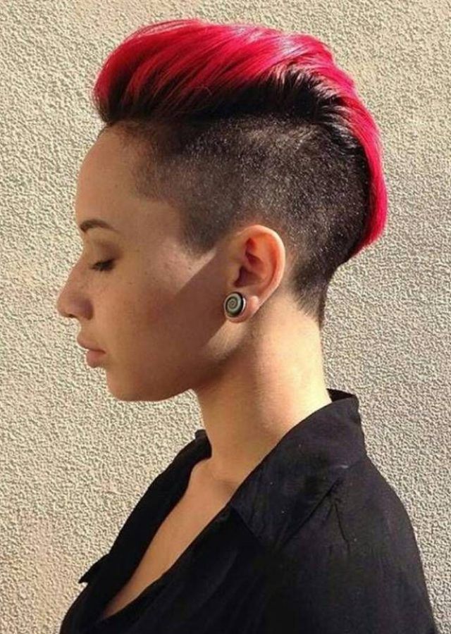25 Best Ideas Hot Red Mohawk Hairstyles