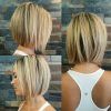 Brown And Blonde Graduated Bob Hairstyles (Photo 16 of 25)