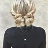 Twisted And Pinned Blonde Ponytails (Photo 22 of 25)