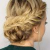 Brown Woven Updo Braid Hairstyles (Photo 3 of 25)