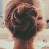 Messy Buns Updo Bridal Hairstyles (Photo 15 of 25)