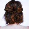 Pulled Back Half Updo Bridal Hairstyles With Comb (Photo 6 of 25)
