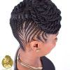 Updo Cornrows Hairstyles (Photo 5 of 15)