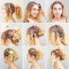 Messy Updo Hairstyles With Free Curly Ends (Photo 7 of 25)