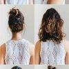 Messy Updo Hairstyles With Free Curly Ends (Photo 6 of 25)