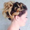 Updo Hairstyles With 2-Strand Braid And Curls (Photo 10 of 25)