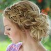 Side Bun Twined Prom Hairstyles With A Braid (Photo 15 of 25)