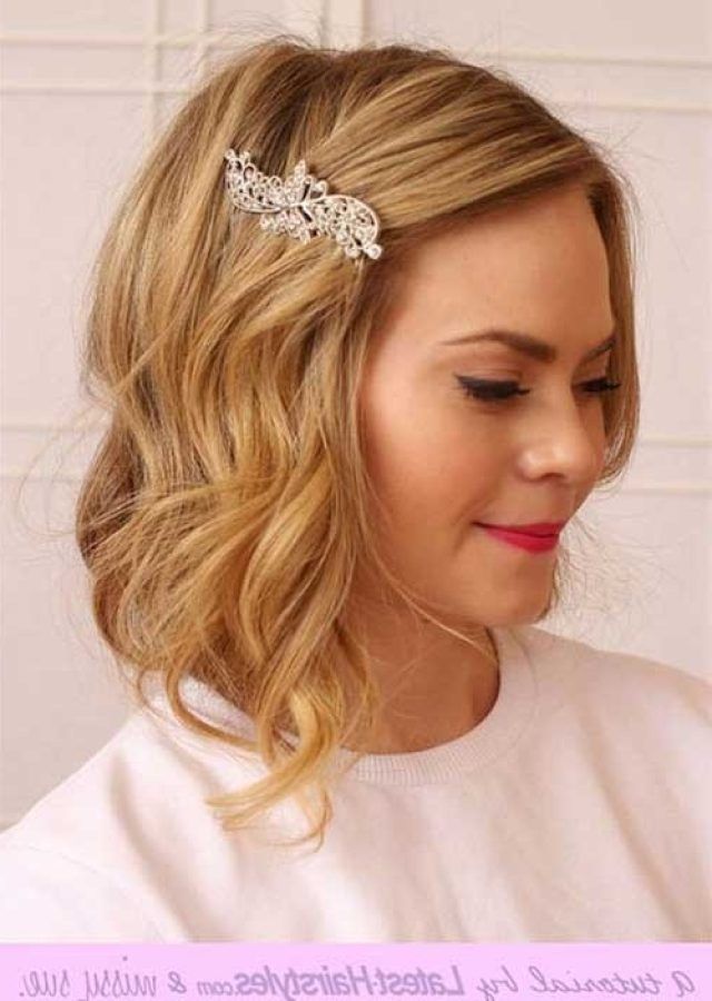15 the Best Wedding Hairstyles for Short Blonde Hair