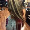 Dark Locks Blonde Hairstyles With Caramel Highlights (Photo 18 of 25)