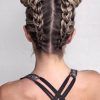 Twin Braid Updo Hairstyles (Photo 14 of 15)