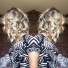 Curly Highlighted Blonde Bob Hairstyles (Photo 24 of 25)