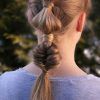 Bubble Braid Updo Hairstyles (Photo 17 of 25)