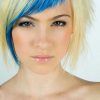 Funky Blue Pixie Hairstyles With Layered Bangs (Photo 10 of 25)