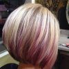 Short Crop Hairstyles With Colorful Highlights (Photo 7 of 25)