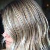Ash Blonde Lob With Subtle Waves (Photo 15 of 25)