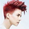 Vibrant Red Mohawk Updo Hairstyles (Photo 7 of 25)