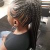 Chunky Black Ghana Braids Ponytail Hairstyles (Photo 18 of 25)