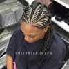 Thick Plaits And Narrow Cornrows Hairstyles (Photo 2 of 25)