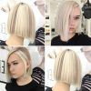 White Blunt Blonde Bob Hairstyles (Photo 5 of 25)