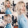 Messy Blonde Lob Hairstyles (Photo 5 of 25)